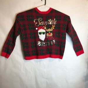 NOBO CHRISTMAS SWEATER SANTA’S BESTIES SIZE XXXL